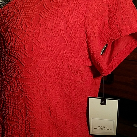 Dana Buchman textured short sleeve top, size M - Picture 2 of 3